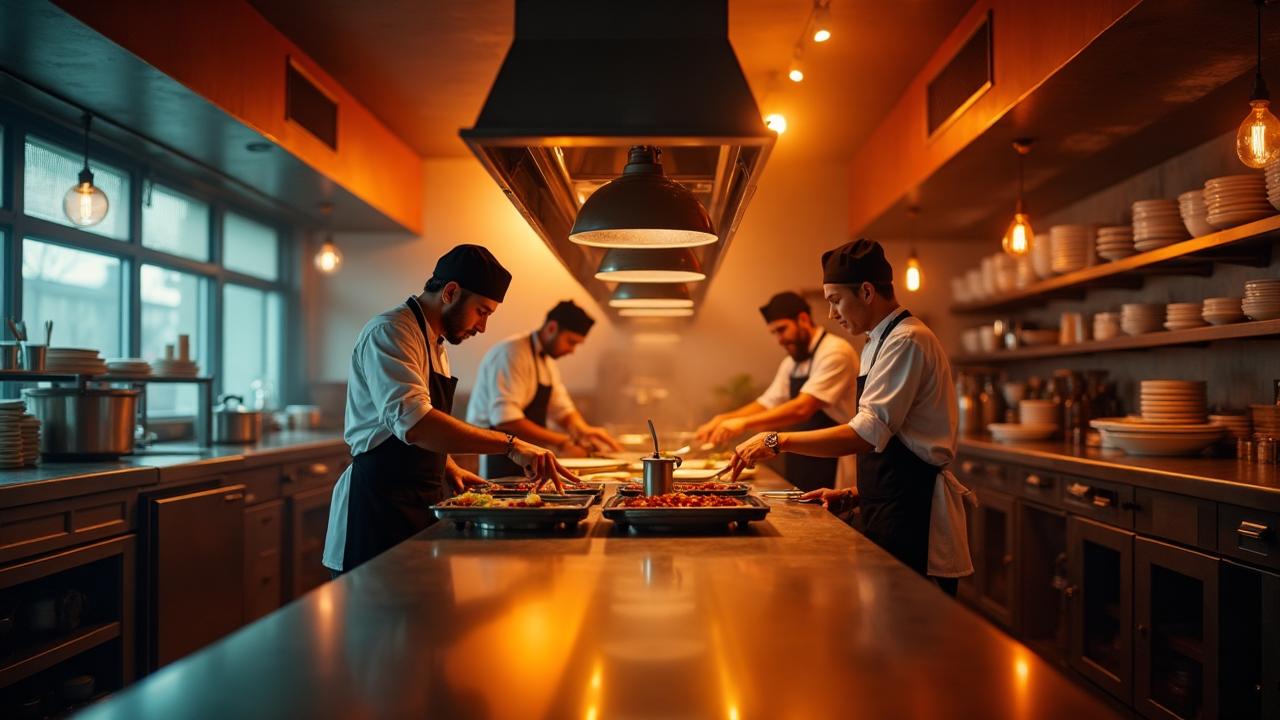 Restaurant kitchen
